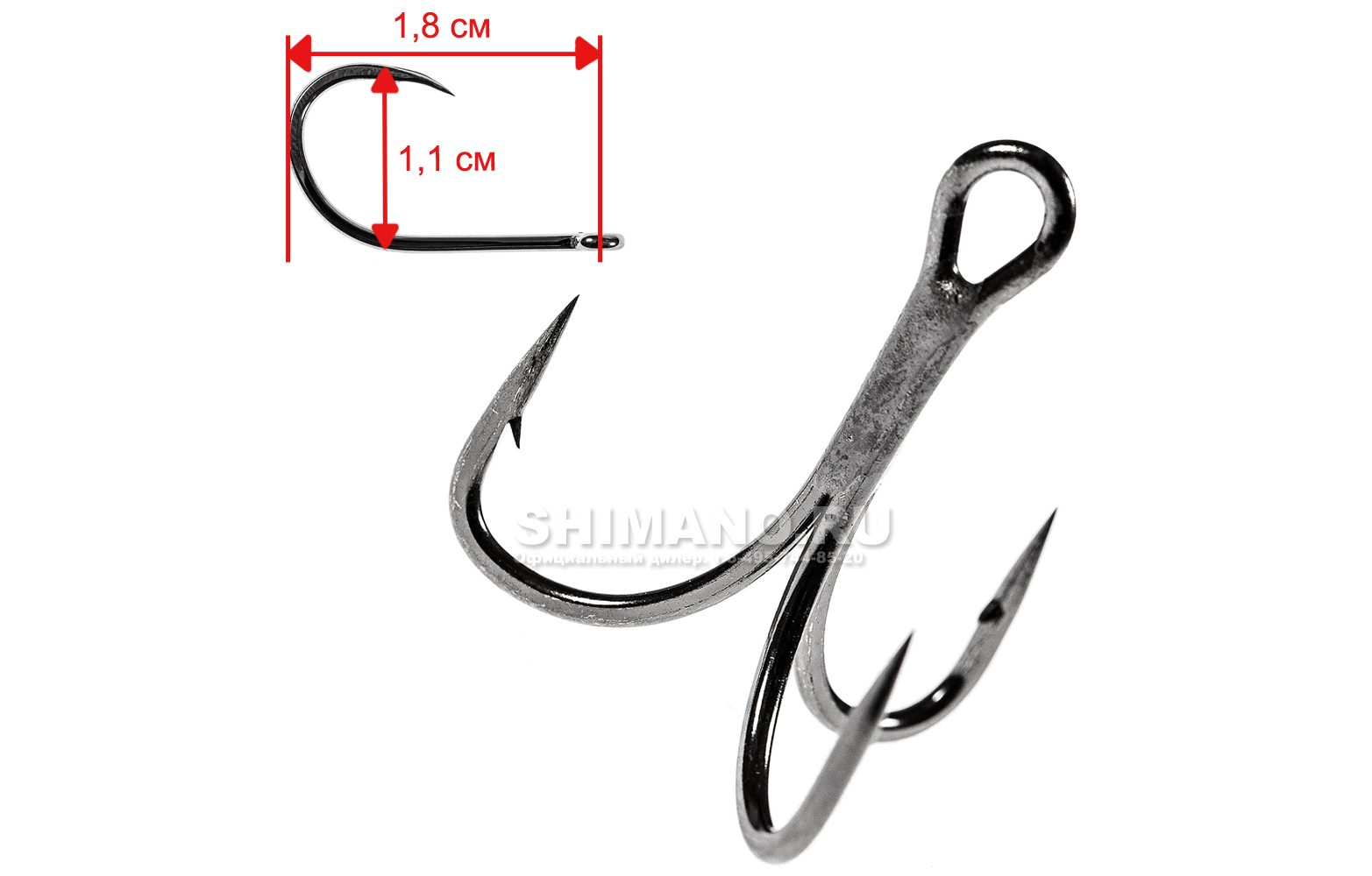 Купить Крючки Vmc 7554 Bn 6 (5шт.) в Москве в интернет-магазине Shimano