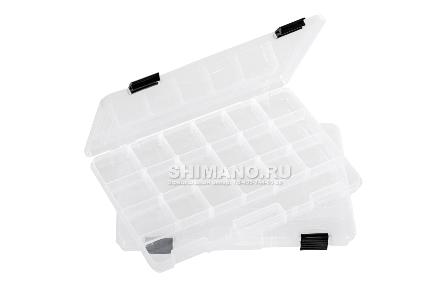 Flambeau Adjustable Compartment Box Clear T9502