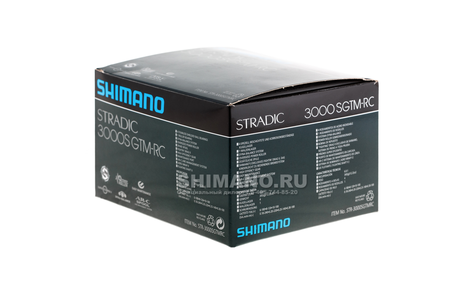 Купить Катушка Shimano Stradic 3000S GTM RC в Москве в интернет-магазине  Shimano