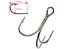 Крючки Vmc 7552 Bn №8 (8шт.)