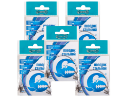 Поводки Контакт 1x7 7кг. 25см. 15шт. (5уп. по 3шт.)