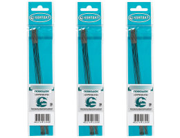 Поводки Контакт Струна №2 15кг. 15см. 39шт. (3уп. по 13шт.)