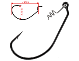 Крючки Vmc 7346 Sb №9/0 (3шт.)