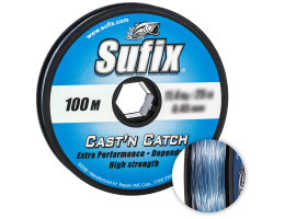 Леска Sufix Cast'n Catch 0,4мм. 9кг. 100м. /голубой 