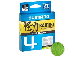 Плетёный шнур Shimano Kairiki X4 150м. 0.16мм. GREEN
