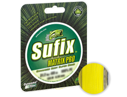 Плетёный шнур Sufix Matrix Pro 0,50мм желтый