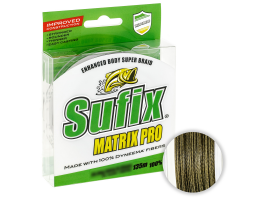 Плетёный шнур Sufix Matrix Pro Wax Shield 135м. 0.18мм. MIDNIGHT GREEN