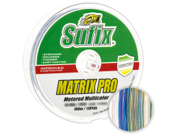 Плетёный шнур Sufix Matrix Pro Wax Shield 100м. 0.12мм. MULTICOLOR
