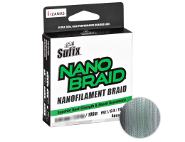 Плетёный шнур Sufix Nano Braid 100м. 0.04мм. AQUA CAMO