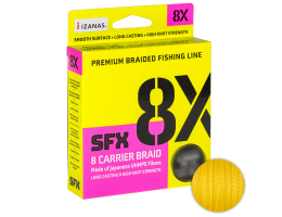 Плетёный шнур Sufix Sfx Braid X8 135м. 0.405мм. Yellow