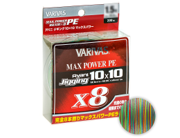 Плетёный шнур Varivas Avani Jigging 10x10 Max Power PE x8 200м. 0.6PE MULTICOLOR