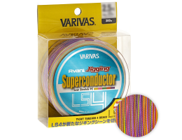 Плетёный шнур Varivas Avani Jigging Super Conductor PE  300м. 0.185мм. Multicolor
