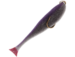 Поролоновые рыбки Контакт Незацепляйка 6см серо фиолетовый (двойник)