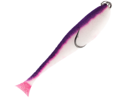 Поролоновые рыбки Контакт Незацепляйка 7см бело-фиолетовый 5 шт.