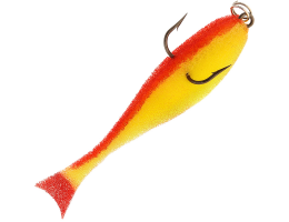 Поролоновые рыбки Контакт Тройник 6см желто-красная